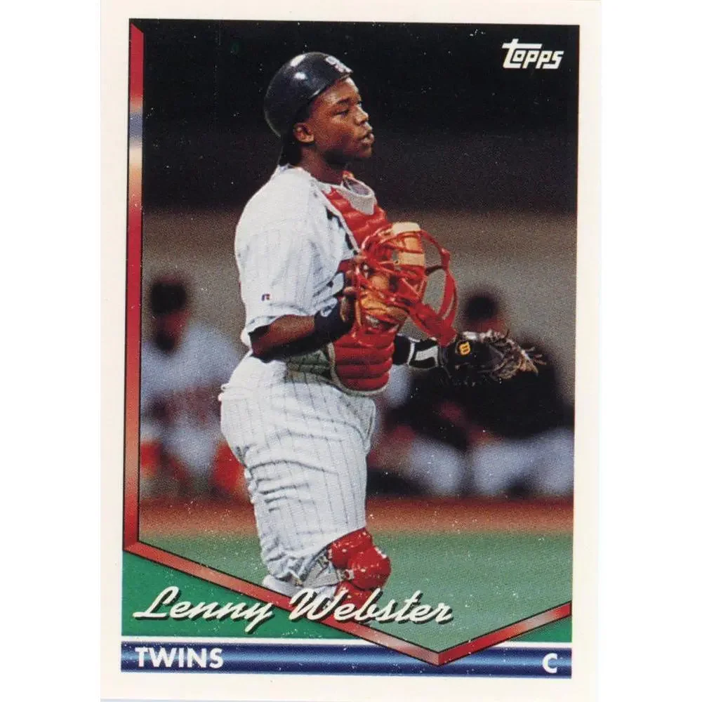 1994 Topps Lenny Webster # 252 Minnesota Twins
